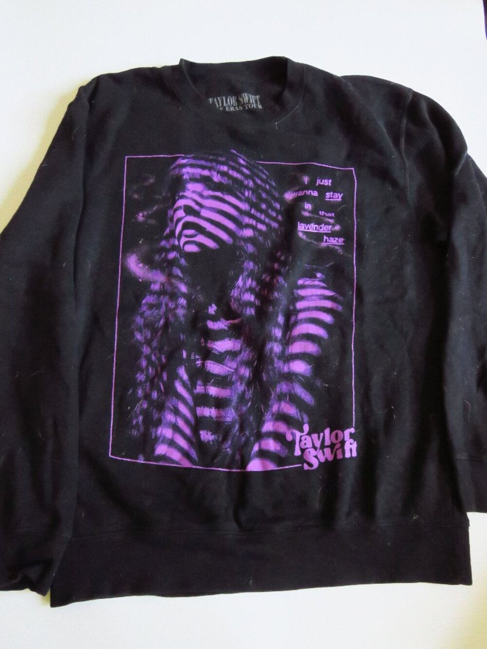Taylor Swift Lavender Haze" Eras Tour crewneck sweatshirt